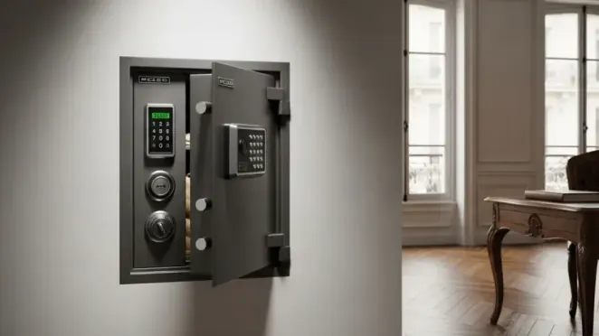 Coffre-fort dans un appartement parisien