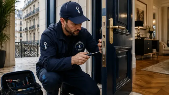 Changement de cylindre de serrure à Paris