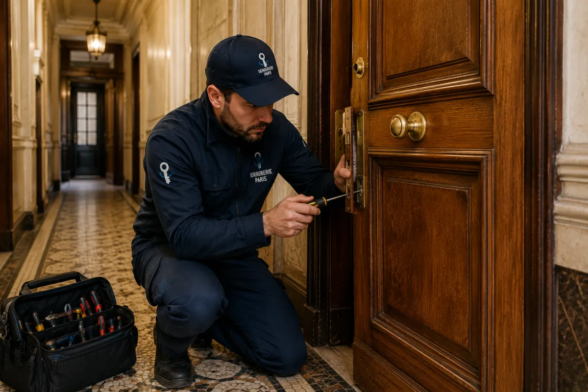 Réparation de serrure par un serrurier à Paris